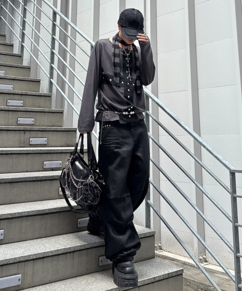 Never mind the XU(ネバーマインドザエックスユー)の「【Never mind the XU】star multi chain / 【ネバーマインド ザ エックスユー】スターマルチチェーンベルト(ベルト・メンズ・シルバー・ONE SIZE)」の17枚目の写真