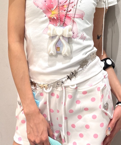 Never mind the XU(ネバーマインドザエックスユー)の「【Never mind the XU】star multi chain / 【ネバーマインド ザ エックスユー】スターマルチチェーンベルト(ベルト・メンズ・シルバー・ONE SIZE)」の19枚目の写真