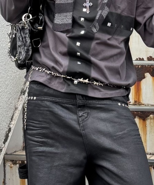 Never mind the XU(ネバーマインドザエックスユー)の「【Never mind the XU】star multi chain / 【ネバーマインド ザ エックスユー】スターマルチチェーンベルト(ベルト・メンズ・シルバー・ONE SIZE)」の10枚目の写真