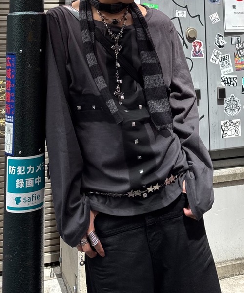 Never mind the XU(ネバーマインドザエックスユー)の「【Never mind the XU】star multi chain / 【ネバーマインド ザ エックスユー】スターマルチチェーンベルト(ベルト・メンズ・シルバー・ONE SIZE)」の13枚目の写真