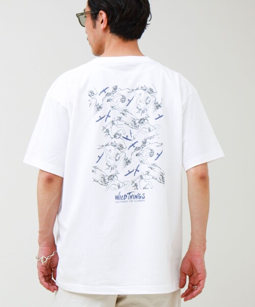 WILD THINGS(ワイルドシングス)の「【WILD THINGS/ワイルドシングス】80’S CLIMBER TEE(Tシャツ/カットソー・メンズ・ブラック/ホワイト・L/M)」の7枚目の写真