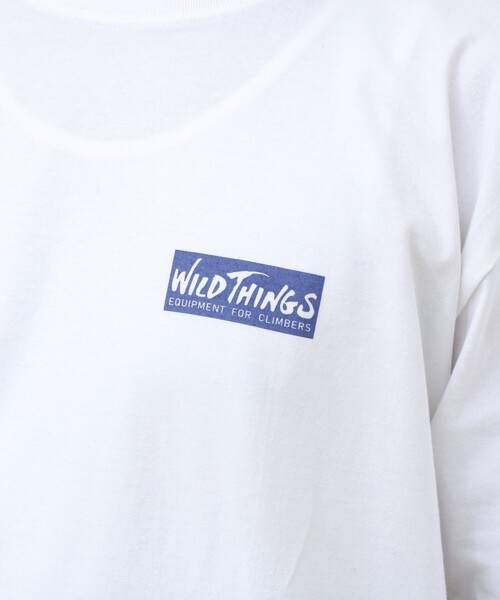 WILD THINGS(ワイルドシングス)の「【WILD THINGS/ワイルドシングス】80’S CLIMBER TEE(Tシャツ/カットソー・メンズ・ブラック/ホワイト・L/M)」の9枚目の写真