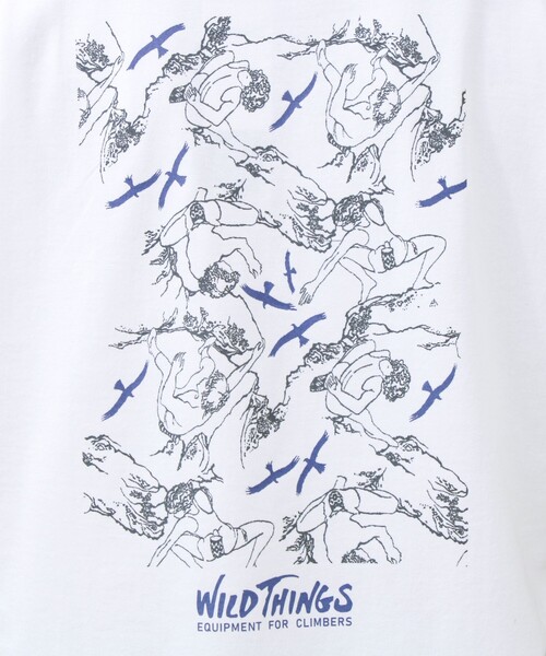 WILD THINGS(ワイルドシングス)の「【WILD THINGS/ワイルドシングス】80’S CLIMBER TEE(Tシャツ/カットソー・メンズ・ブラック/ホワイト・L/M)」の10枚目の写真