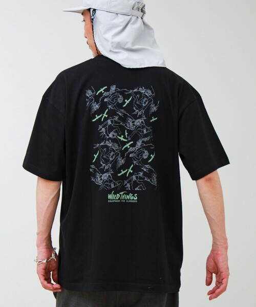 WILD THINGS(ワイルドシングス)の「【WILD THINGS/ワイルドシングス】80’S CLIMBER TEE(Tシャツ/カットソー・メンズ・ブラック/ホワイト・L/M)」の16枚目の写真