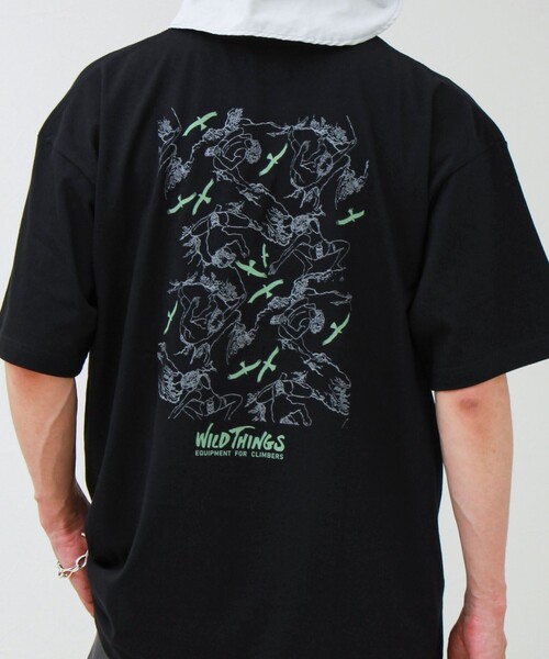 WILD THINGS(ワイルドシングス)の「【WILD THINGS/ワイルドシングス】80’S CLIMBER TEE(Tシャツ/カットソー・メンズ・ブラック/ホワイト・L/M)」の17枚目の写真