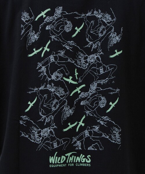 WILD THINGS(ワイルドシングス)の「【WILD THINGS/ワイルドシングス】80’S CLIMBER TEE(Tシャツ/カットソー・メンズ・ブラック/ホワイト・L/M)」の19枚目の写真