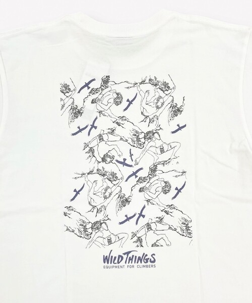 WILD THINGS(ワイルドシングス)の「【WILD THINGS/ワイルドシングス】80’S CLIMBER TEE(Tシャツ/カットソー・メンズ・ブラック/ホワイト・L/M)」の21枚目の写真