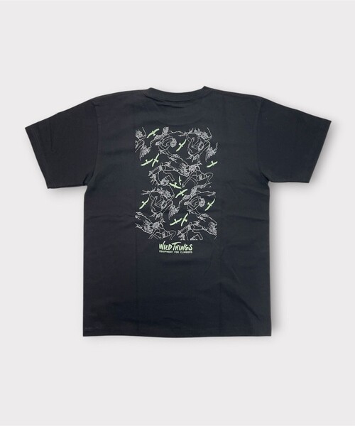 WILD THINGS(ワイルドシングス)の「【WILD THINGS/ワイルドシングス】80’S CLIMBER TEE(Tシャツ/カットソー・メンズ・ブラック/ホワイト・L/M)」の5枚目の写真