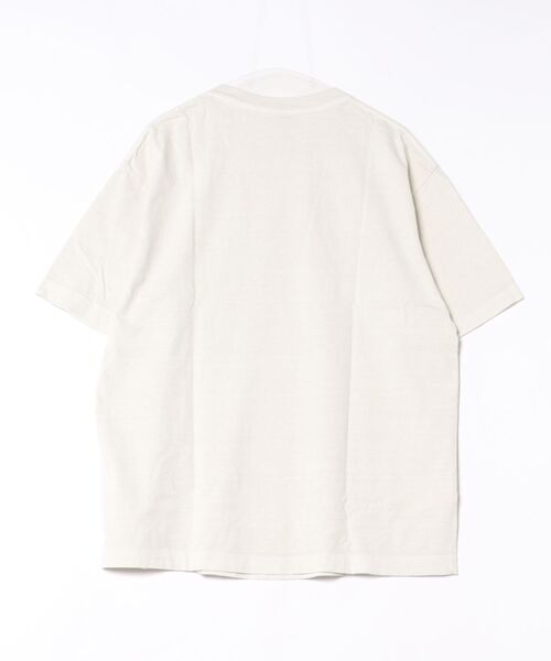 HOOK(フック)の「HOOK タイプライター × ペイントスプラッシュ ウォッシュ オーバーサイズT (SS)(Tシャツ/カットソー・メンズ・ブラック/オフホワイト/グレー・L/M)」の4枚目の写真