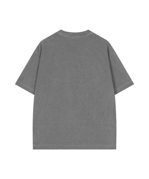 HOOK（フック）の「HOOK タイプライター × ペイントスプラッシュ ウォッシュ オーバーサイズT (SS)（Tシャツ/カットソー・メンズ・ブラック/オフホワイト/グレー・L/M）」の19枚目の写真