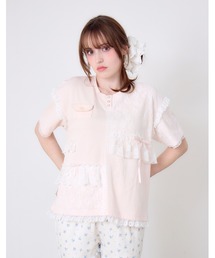 lacy pocket tee