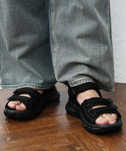 MinoriTY(マイノリティ)の「【MinoriTY】ライトクッションスポーツサンダル メンズ 春服 夏服(スニーカー・メンズ・カーキ/ブラック/ベージュ・LL/L/M)」の9枚目の写真