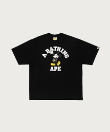 BAPE X DISNEY MICKEY MOUSE COLLEGE RELAXED FIT TEE