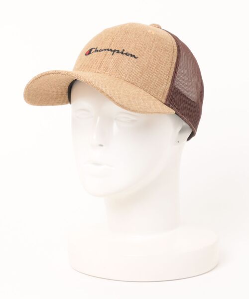 Champion(チャンピオン)の「【Champion】シートメッシュキャップ 181-0145(キャップ・メンズ・ベージュ/ブラック/グレー・FREE)」の3枚目の写真