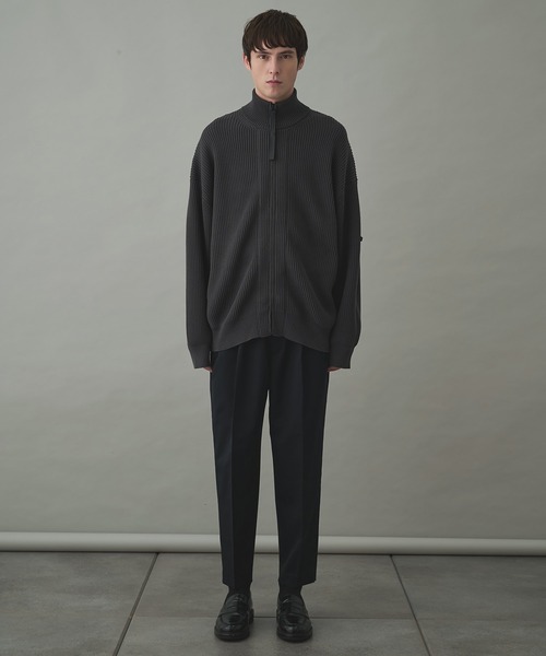 N.HOOLYWOOD(N.ハリウッド)の「【N.HOOLYWOOD】2252-PT07-004 WIDE TAPERED PANTS(スラックス・メンズ・ダークグレー/ブラック・36/38)」の4枚目の写真