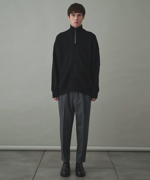 N.HOOLYWOOD(N.ハリウッド)の「【N.HOOLYWOOD】2252-PT07-004 WIDE TAPERED PANTS(スラックス・メンズ・ダークグレー/ブラック・36/38)」の3枚目の写真