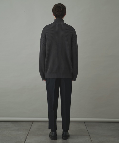 N.HOOLYWOOD(N.ハリウッド)の「【N.HOOLYWOOD】2252-PT07-004 WIDE TAPERED PANTS(スラックス・メンズ・ダークグレー/ブラック・36/38)」の6枚目の写真