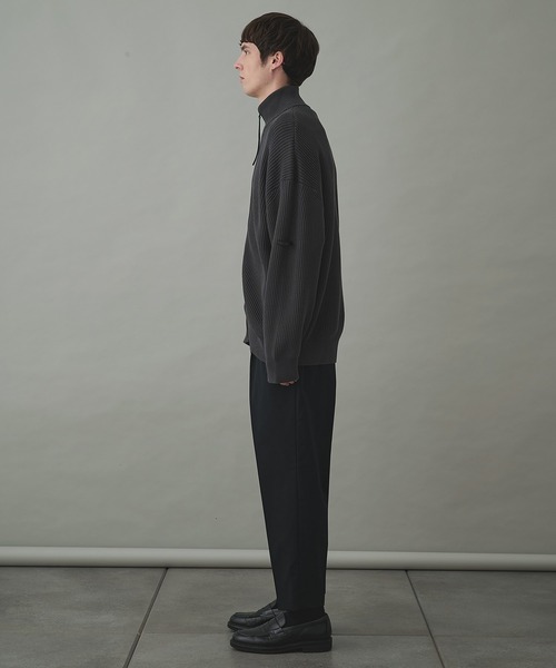 N.HOOLYWOOD(N.ハリウッド)の「【N.HOOLYWOOD】2252-PT07-004 WIDE TAPERED PANTS(スラックス・メンズ・ダークグレー/ブラック・36/38)」の5枚目の写真