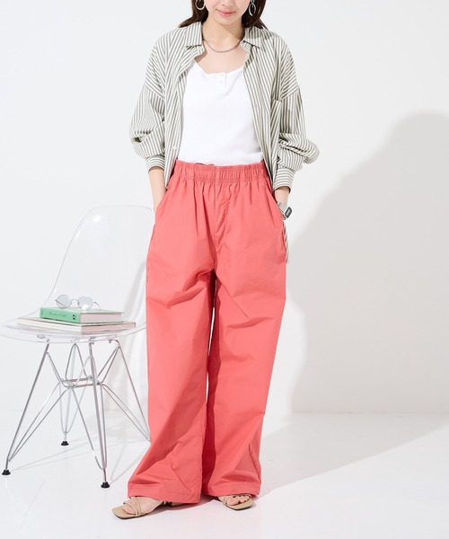 Dickies(ディッキーズ)の「【Dickies】コットンダンプリラックスワイドパンツ 5287-5410 MNY(その他パンツ・レディース・ブルー/グリーン/ホワイト/ブラック/レッド・M/L)」の15枚目の写真