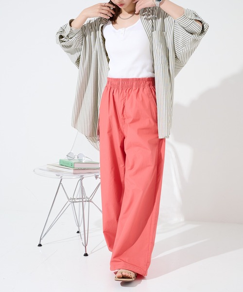 Dickies(ディッキーズ)の「【Dickies】コットンダンプリラックスワイドパンツ 5287-5410 MNY(その他パンツ・レディース・ブルー/グリーン/ホワイト/ブラック/レッド・M/L)」の16枚目の写真