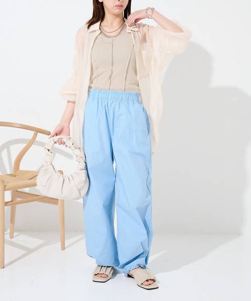 Dickies(ディッキーズ)の「【Dickies】コットンダンプリラックスワイドパンツ 5287-5410 MNY(その他パンツ・レディース・ブルー/グリーン/ホワイト/ブラック/レッド・M/L)」の10枚目の写真