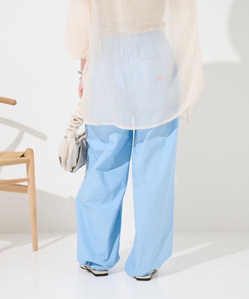 Dickies(ディッキーズ)の「【Dickies】コットンダンプリラックスワイドパンツ 5287-5410 MNY(その他パンツ・レディース・ブルー/グリーン/ホワイト/ブラック/レッド・M/L)」の6枚目の写真