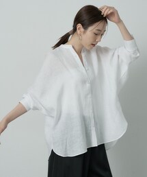 【麻100】リネンドルマンシャツ