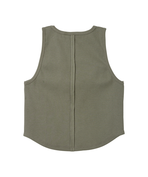 ERER(エルエル)の「Lucky Girl Hotfix Sleeveless Khaki(Tシャツ/カットソー・レディース・カーキ・F/2)」の7枚目の写真
