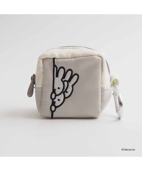 Dick Bruna(ディックブルーナ)の「MIFFY 2tone キューブポーチチャーム(キーホルダー・レディース・ピンク/グレー・FREE)」の2枚目の写真