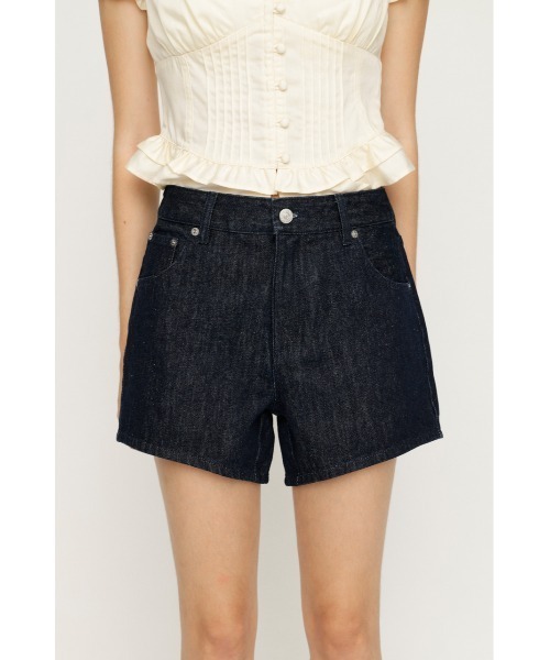 SLY(スライ)の「5PK DENIM S/PT 5ポケットデニムショートパンツ 夏服 秋服(デニムパンツ・レディース・ダークブルー/ブラック/ブルー・0/2/1)」の12枚目の写真