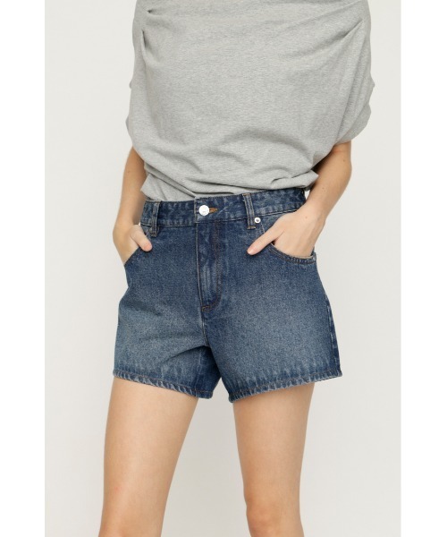 SLY(スライ)の「5PK DENIM S/PT 5ポケットデニムショートパンツ 夏服 秋服(デニムパンツ・レディース・ダークブルー/ブラック/ブルー・0/2/1)」の21枚目の写真