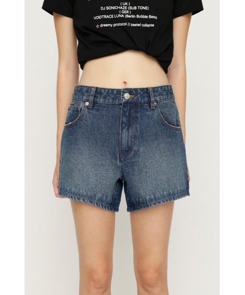 SLY(スライ)の「5PK DENIM S/PT 5ポケットデニムショートパンツ 夏服 秋服(デニムパンツ・レディース・ダークブルー/ブラック/ブルー・0/2/1)」の22枚目の写真
