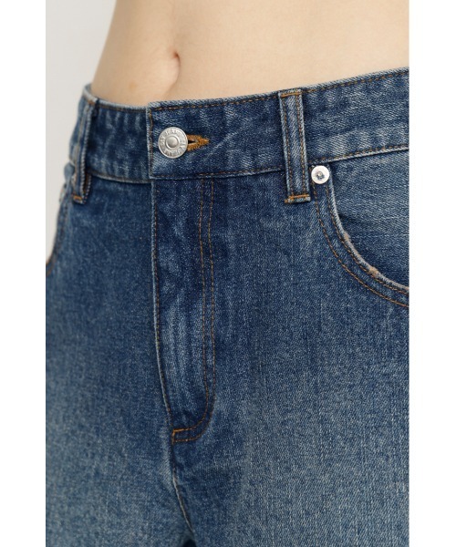 SLY(スライ)の「5PK DENIM S/PT 5ポケットデニムショートパンツ 夏服 秋服(デニムパンツ・レディース・ダークブルー/ブラック/ブルー・0/2/1)」の7枚目の写真
