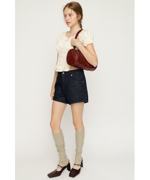 SLY(スライ)の「5PK DENIM S/PT 5ポケットデニムショートパンツ 夏服 秋服(デニムパンツ・レディース・ダークブルー/ブラック/ブルー・0/2/1)」の10枚目の写真