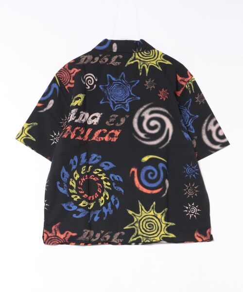 Desigual（デシグアル）の「コズミック マルチカラー 総柄 半袖シャツ【2026秋冬新作】（シャツ/ブラウス・メンズ・ブルー・S/L/M）」の2枚目の写真