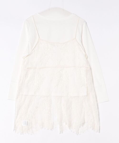 Bab(バブ)の「【セットアイテム】レースビスチェ+カットソーSET(Tシャツ/カットソー・レディース・オフホワイト/杢グレー/チャコールグレー・FREE)」の20枚目の写真