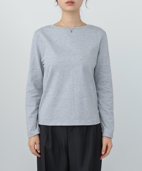 Bab(バブ)の「【セットアイテム】レースビスチェ+カットソーSET(Tシャツ/カットソー・レディース・オフホワイト/杢グレー/チャコールグレー・FREE)」の7枚目の写真