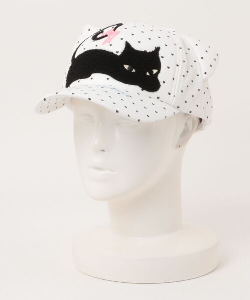 L.H.P(エルエイチピー)の「CFIERCE/フィアス/CAT ON MY HAT(キャップ・レディース・ホワイト/グレー・F)」の5枚目の写真