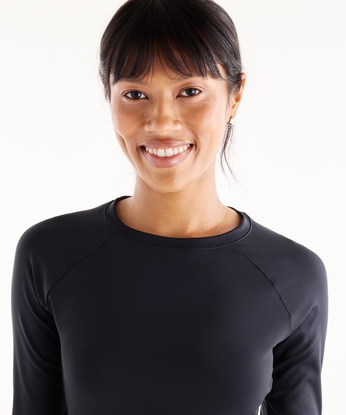 NEW BALANCE（ニューバランス）の「ACフィッティドロングスリーブTシャツ（Tシャツ/カットソー・レディース・ブラック・SMALL/MEDIUM/LARGE/X-LARGE）」の3枚目の写真