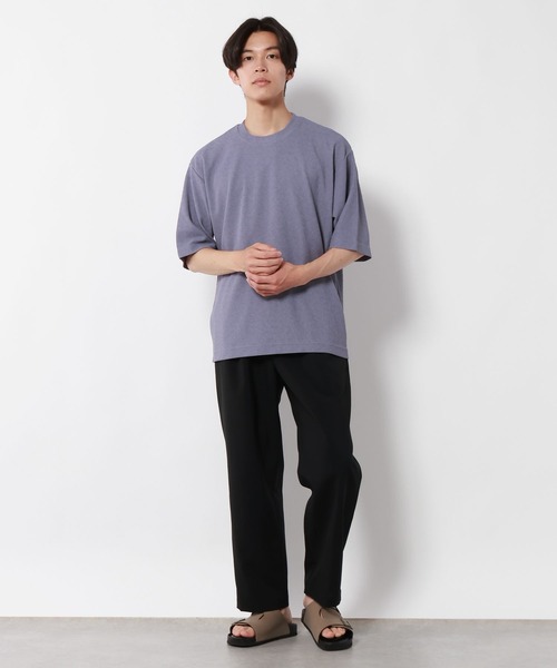 GLOBAL WORK(グローバルワーク)の「AiryBreezeTシャツ/815911(Tシャツ/カットソー・メンズ・ライトグレー/チャコールグレー/パープル系その他2・X-LARGE/MEDIUM/SMALL/LARGE)」の18枚目の写真