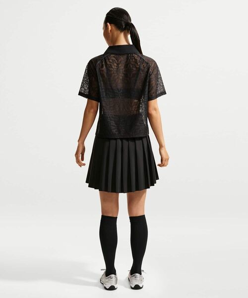 NIKE(ナイキ)の「ナイキ スポーツウェア ウィメンズ ミッドライズ プリーツ スカート / Nike Sportswear Women's Mid-Rise Pleated Skirt IF0590-010 Black(スカート・レディース・ブラック・XS/S/M/XL/L)」の5枚目の写真