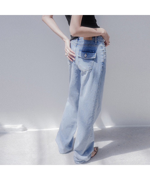 セール】MUSINSA｜ムシンサのデニムパンツ（ブルー・ネイビー/青色系