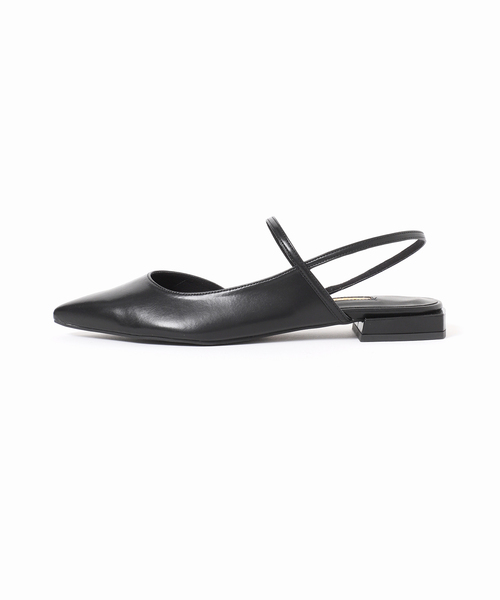FLAT(フラット)の「《追加/WEB+一部店舗限定》GRISEポインテッドストラップスリングバック(その他シューズ・レディース・シルバー/ブラック系その他・25.5cm/25cm/22.5cm/22cm/24cm/24.5cm/23.5cm/23cm)」の9枚目の写真