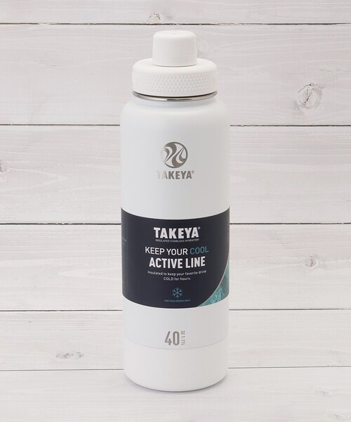 one'sterrace(ワンズテラス)の「タケヤフラスク アクティブライン 1170ml(水筒・レディース・ホワイト系9・99)」の2枚目の写真