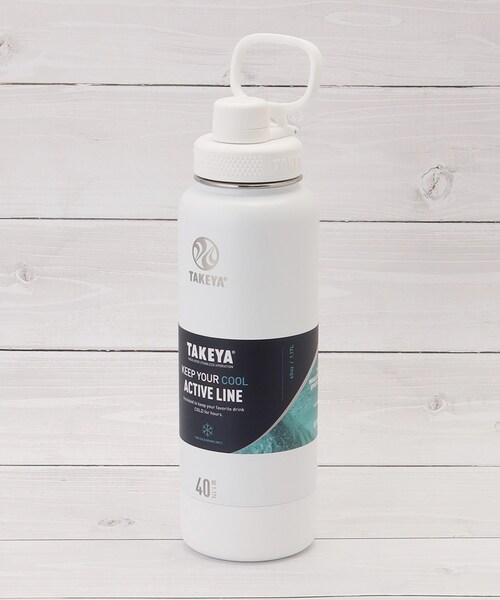 one'sterrace(ワンズテラス)の「タケヤフラスク アクティブライン 1170ml(水筒・レディース・ホワイト系9・99)」の4枚目の写真