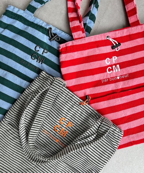 CPCM(シーピーシーエム)の「ボーダーパイルトートバッグ(トートバッグ・レディース・レッド/グレー/グリーン・FREE)」の5枚目の写真
