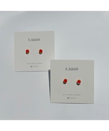 【Laugh】tubu beads/colorful 樹脂ピアス(MA)