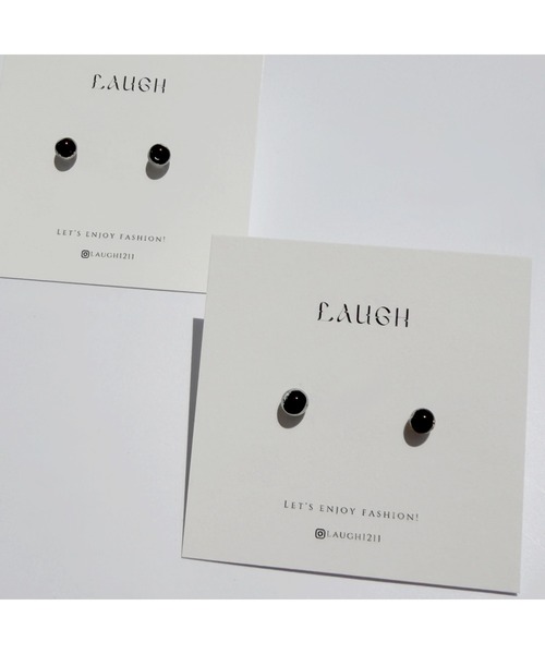 tone（トーン）の「【Laugh】tubu beads/colorful　樹脂ピアス(MA)（ピアス（両耳用）・レディース・パープル/ブラック/イエロー/オレンジ・FREE）」の9枚目の写真
