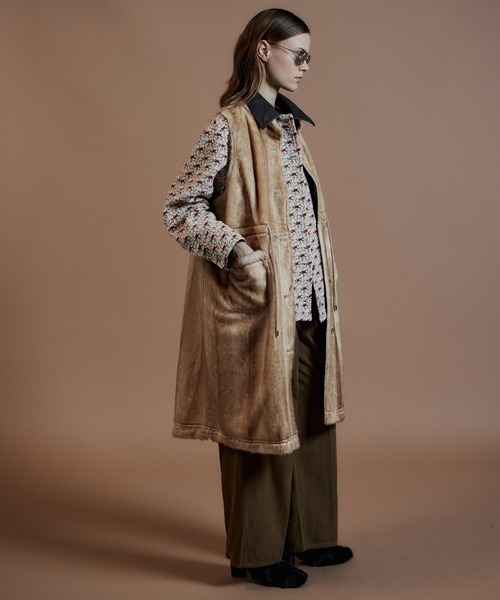 MAISON SPECIAL(メゾンスペシャル)の「【2026Autumn PRE-ORDER】Flower Jacquard Utility Jacket/フラワージャガードユーティリティジャケット(ブルゾン・レディース・アイボリー/ブラック・FREE)」の4枚目の写真