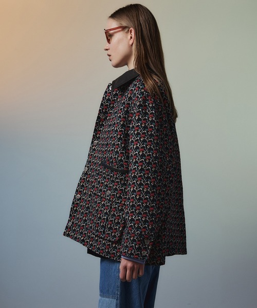 MAISON SPECIAL(メゾンスペシャル)の「【2026Autumn PRE-ORDER】Flower Jacquard Utility Jacket/フラワージャガードユーティリティジャケット(ブルゾン・レディース・アイボリー/ブラック・FREE)」の12枚目の写真